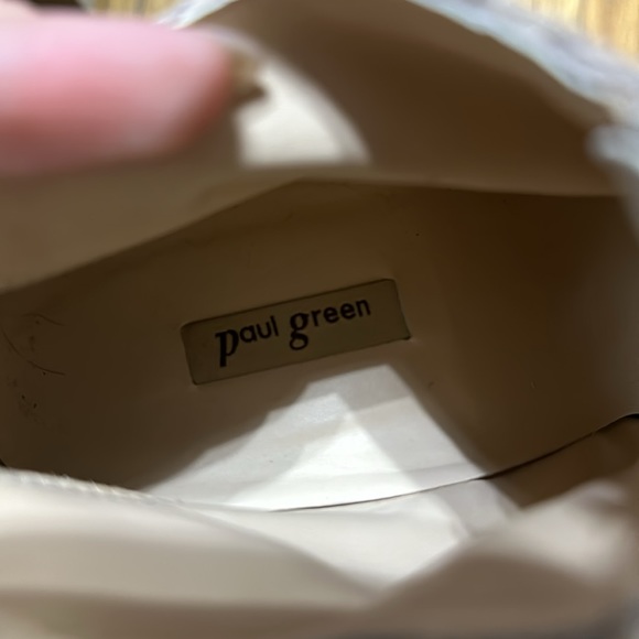 Paul Green Textured Python Peep Toe Zip Booties UK 4.5 US 7 - Picture 10 of 10